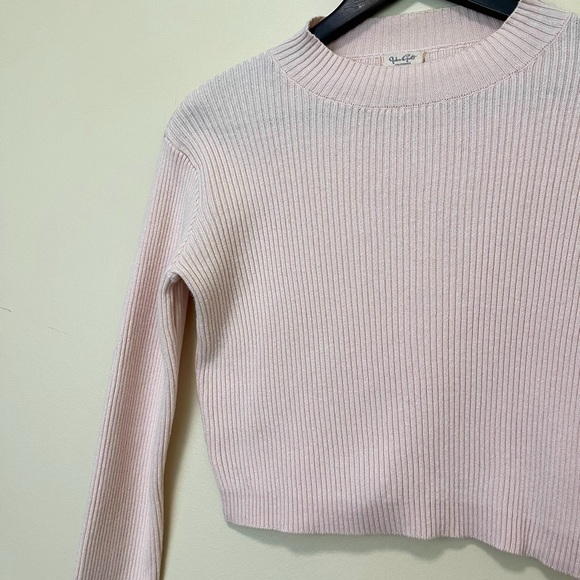 John Galt - Brandy Melville Ribbed Cropped Mock Neck Sweater - Picture 6 of 12